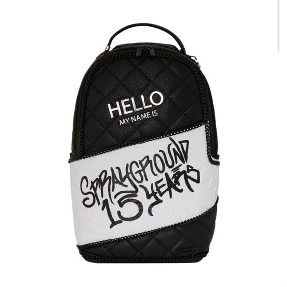 Sprayground Hello My Name Is 15 Years Anniversary Backpack - Picture 1 of 11
